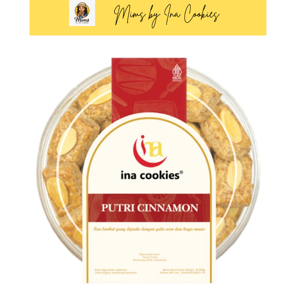 

Ina Cookies Kue Kering Premium Putri Cinnamon