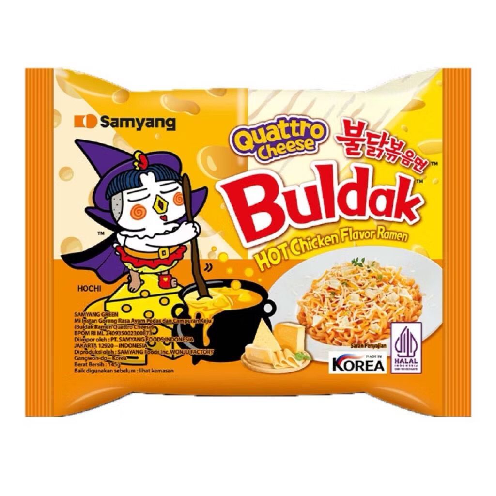 

SAMYANG Buldak Hot Chicken Cheese Quattro Ramen 145gr