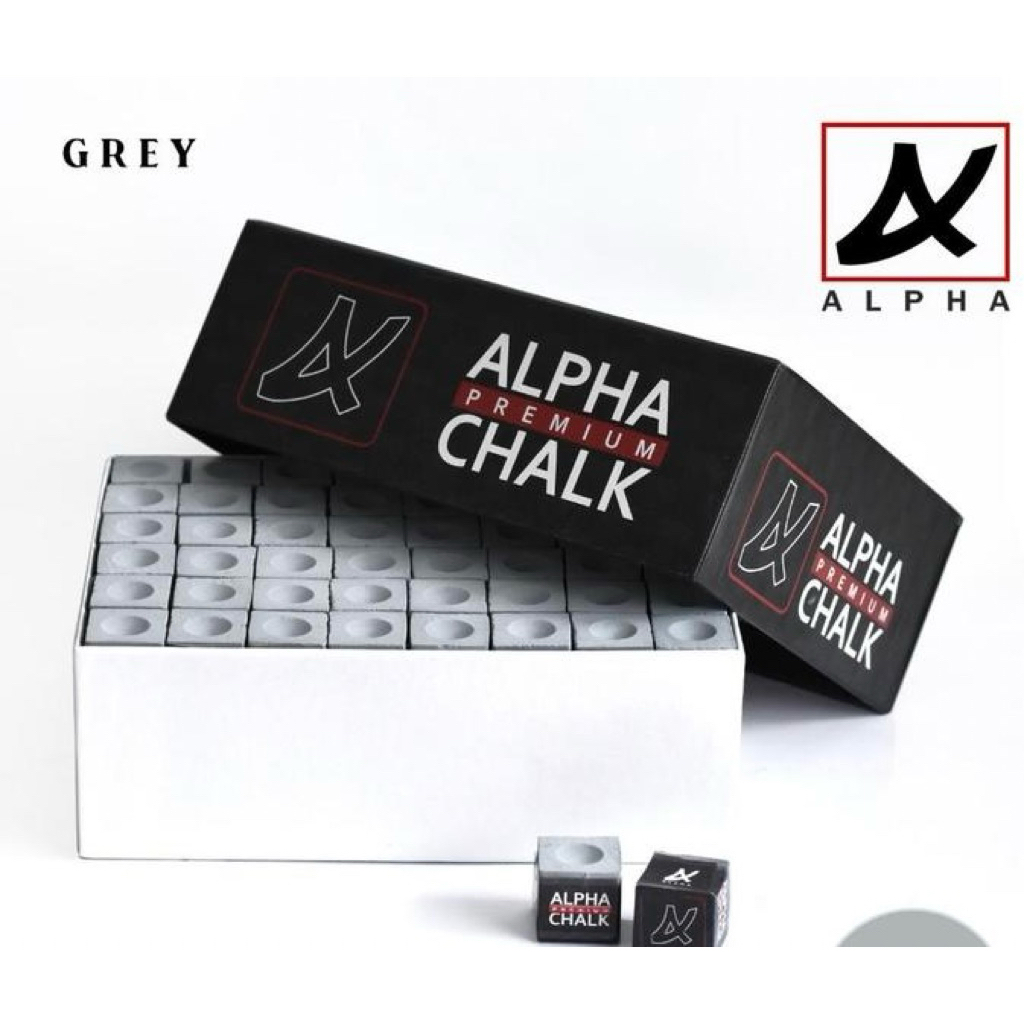 Alpha Chalk Grey Abu Kapur Billiard Original