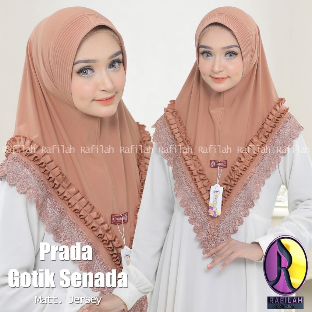 Hijab instan gotik senada by Rafilah