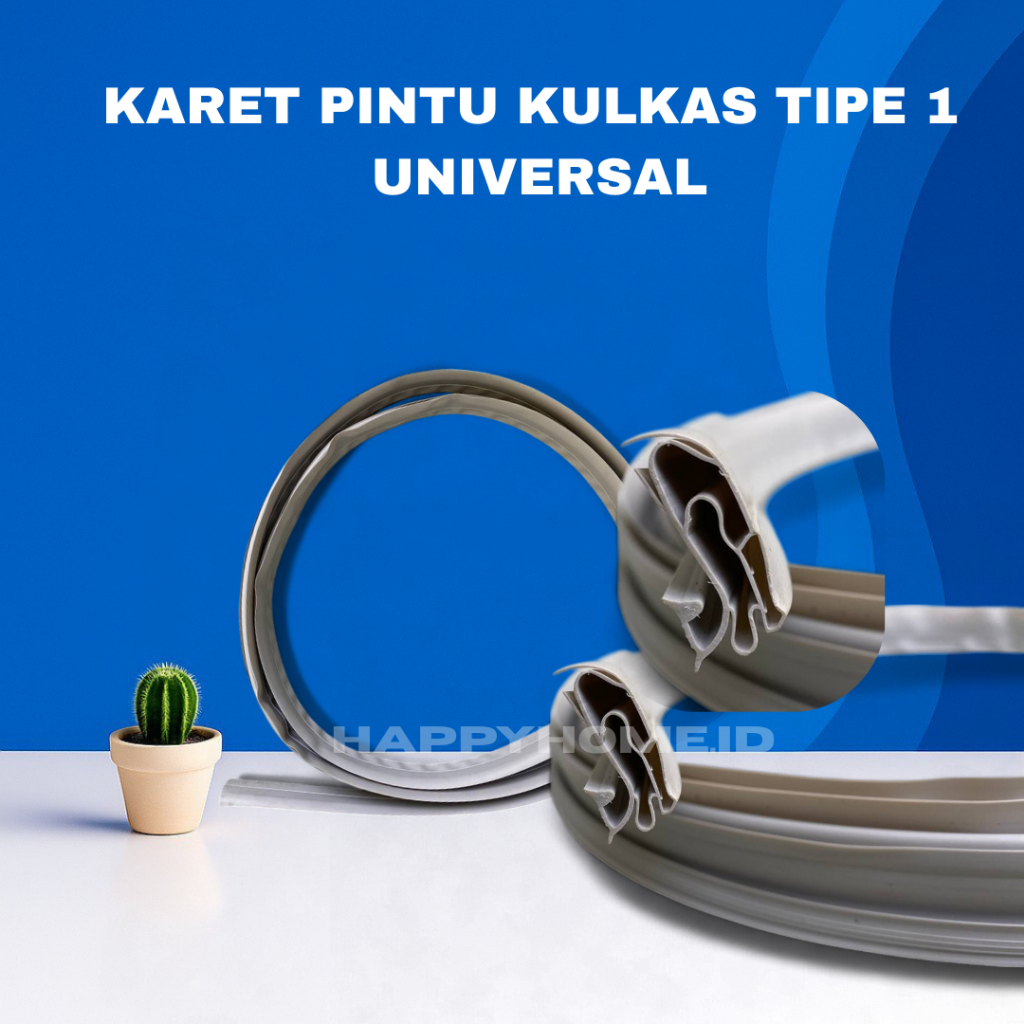 KARET PINTU KULKAS MERK SANYO SHARP AQUA LG / KARET PINTU KULKAS TIPE 1 JEPIT BESAR PANJANG 2 M