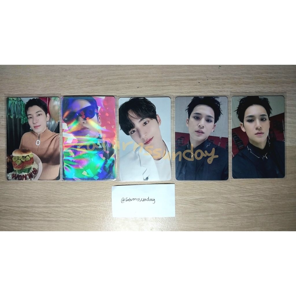 Photocard Seventeen Wonwoo Birthday Box Mingyu Always Yours Attaca 17 Right Here Lucky Draw Kit POB