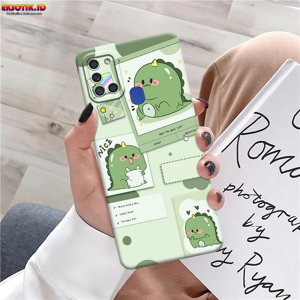 Case SAMSUNG A21S - Eksotik.id - Casing SAMSUNG A21S - Case CUTE DINO - Skin Handphone - Silikon SAM