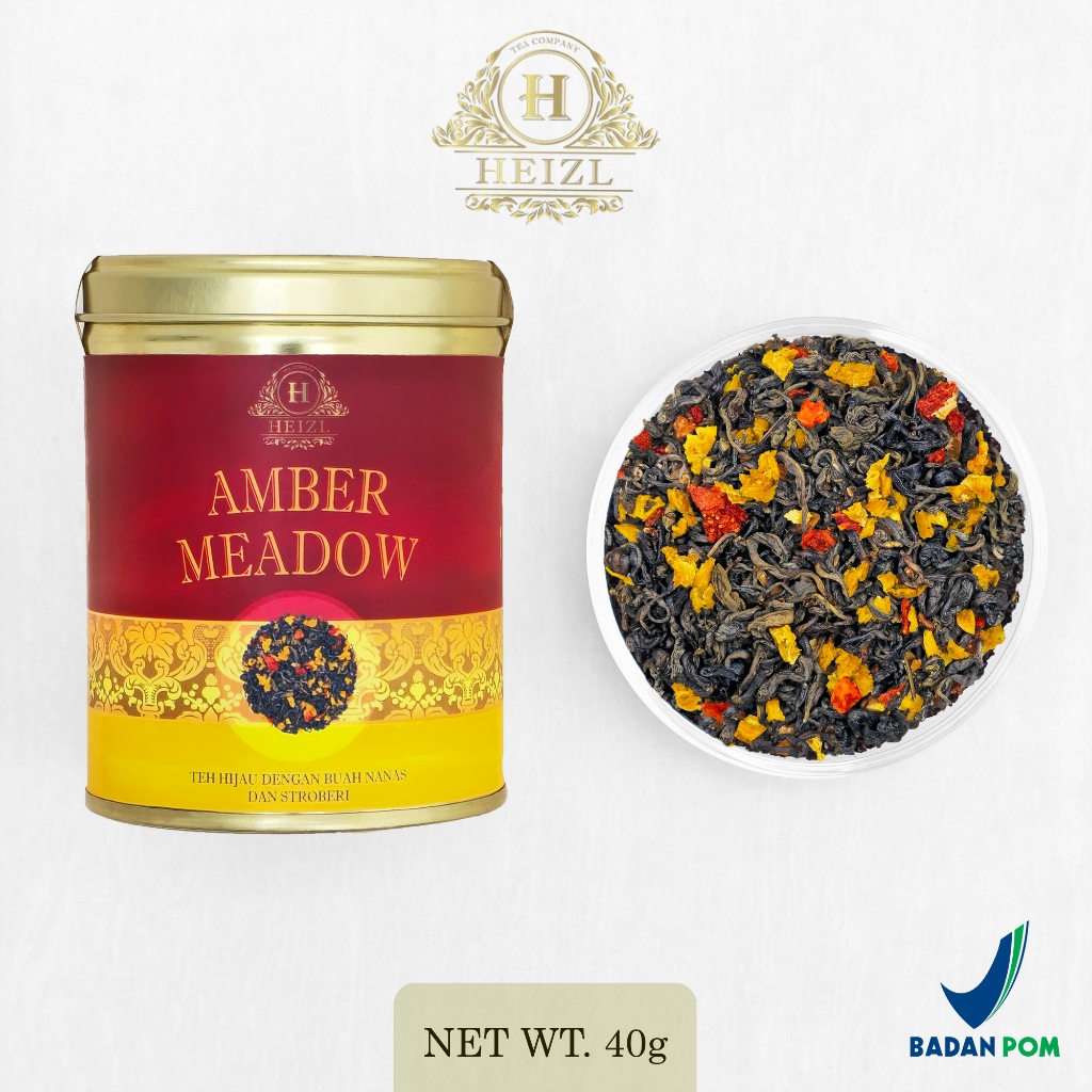 

HEIZL Amber Meadow Teh Hijau dengan Buah Nanas dan Strawberry Artisan Tea Blend Flavored Tea