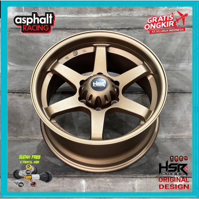 Velg Mobil Palang Ring 18 Untuk Pajero Fortuner Hilux Triton Hsr Tokyo R18 Pcd 6x139,7 Lebar 9
