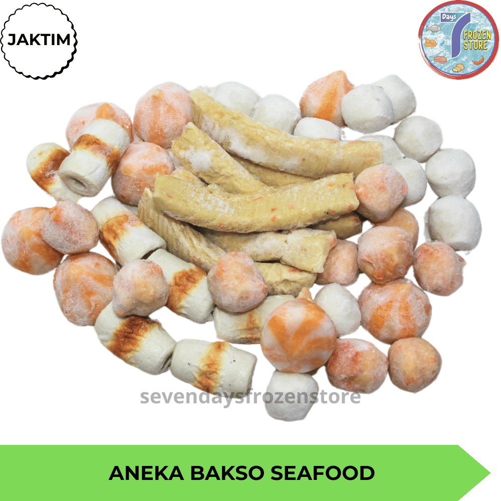 

Aneka Bakso Seafood Steamboat Bakso Ikan Mix Beku Frozen