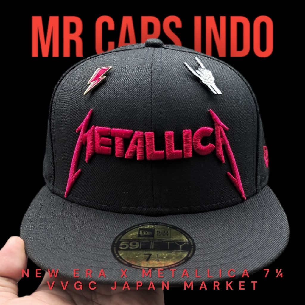 TOPI NEW ERA X METALLICA 7¼ VVGC