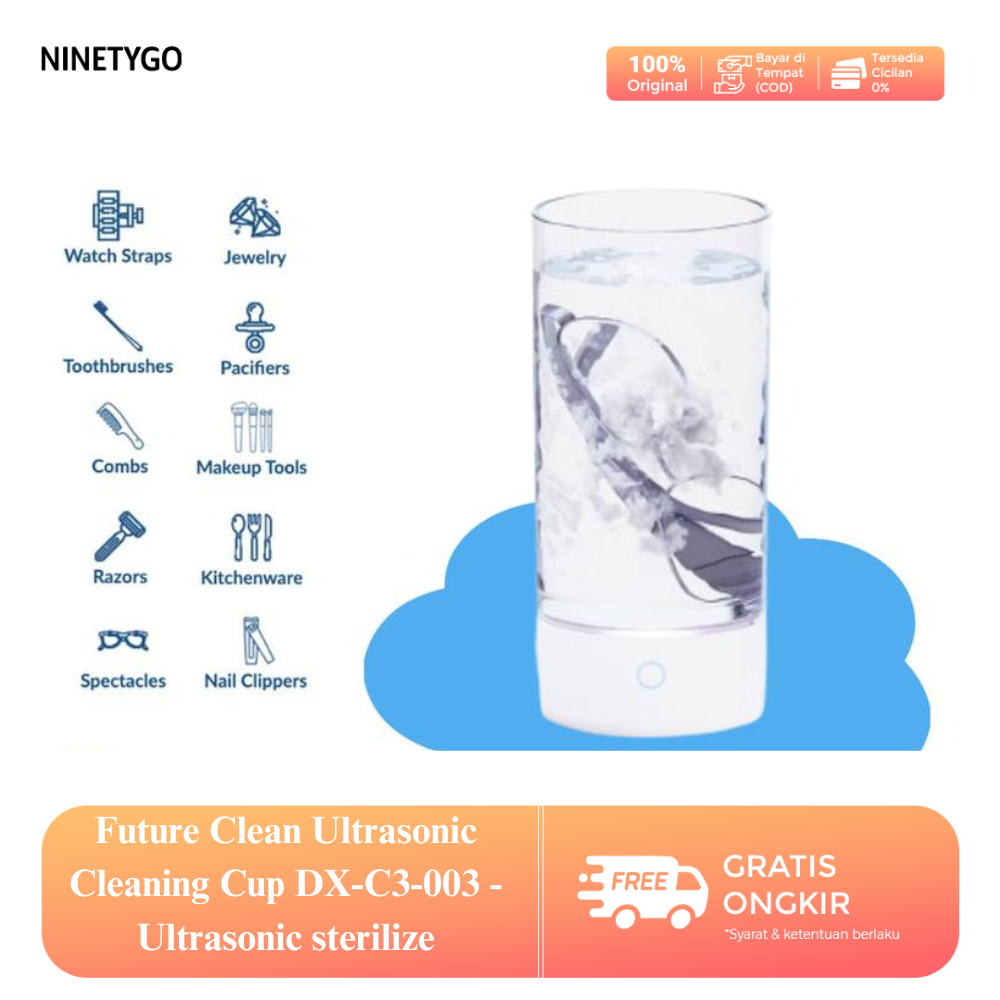 Future Clean Ultrasonic Cleaning Cup DX-C3-003 - Ultrasonic sterilize