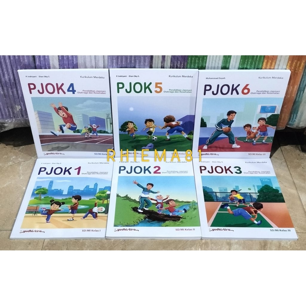 TERBARU PJOK Kelas 1 2 3 4 5 6 SD/MI Kurikulum Merdeka - Yudhistira