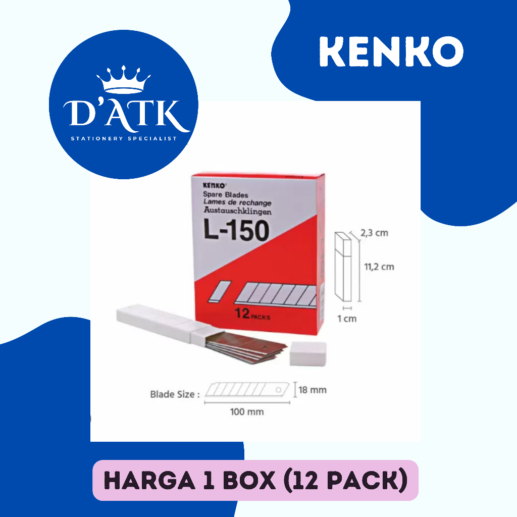 

Isi Cutter Kenko L-150 1 Box (12Pcs)