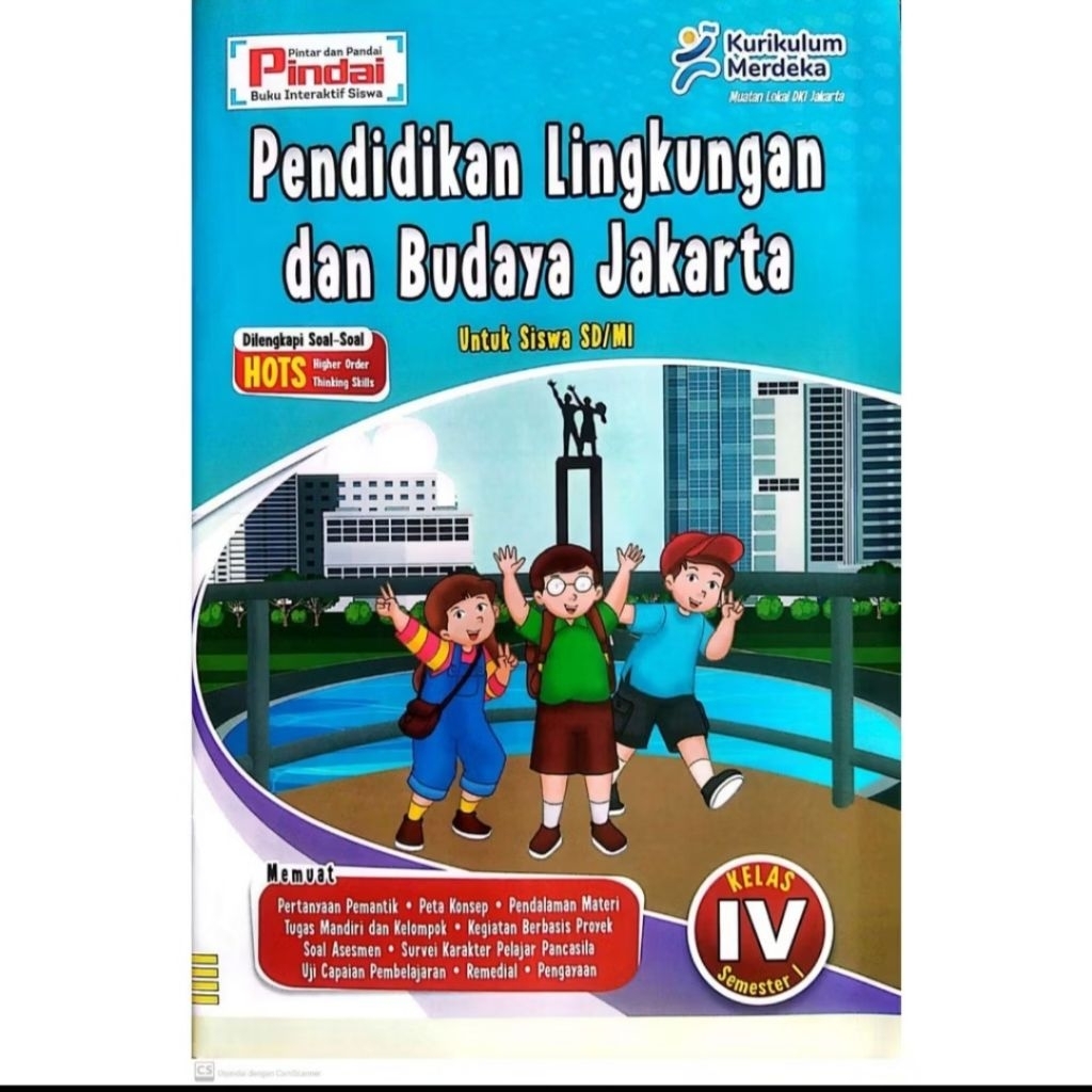 Buku LKS PLBJ Kelas 4 SD/MI Semester 1 Kurikulum merdeka
