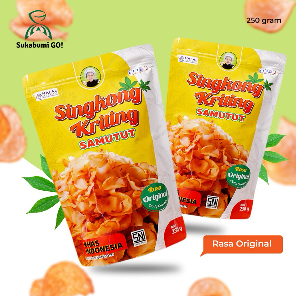 

Singkong Kriting Samutut (250gr) | Original/Pedas