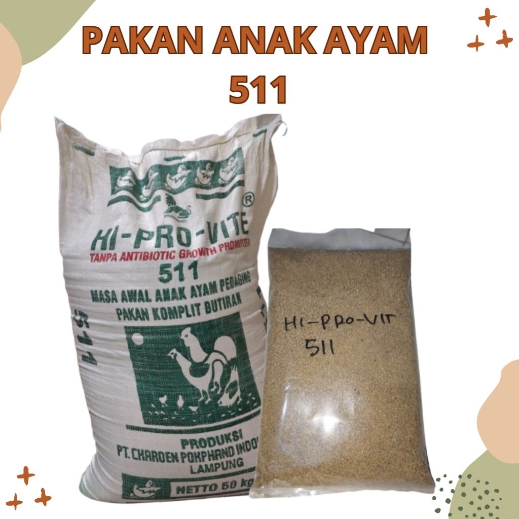 HI PRO VITE 511 PAKAN ANAK AYAM (1kg)