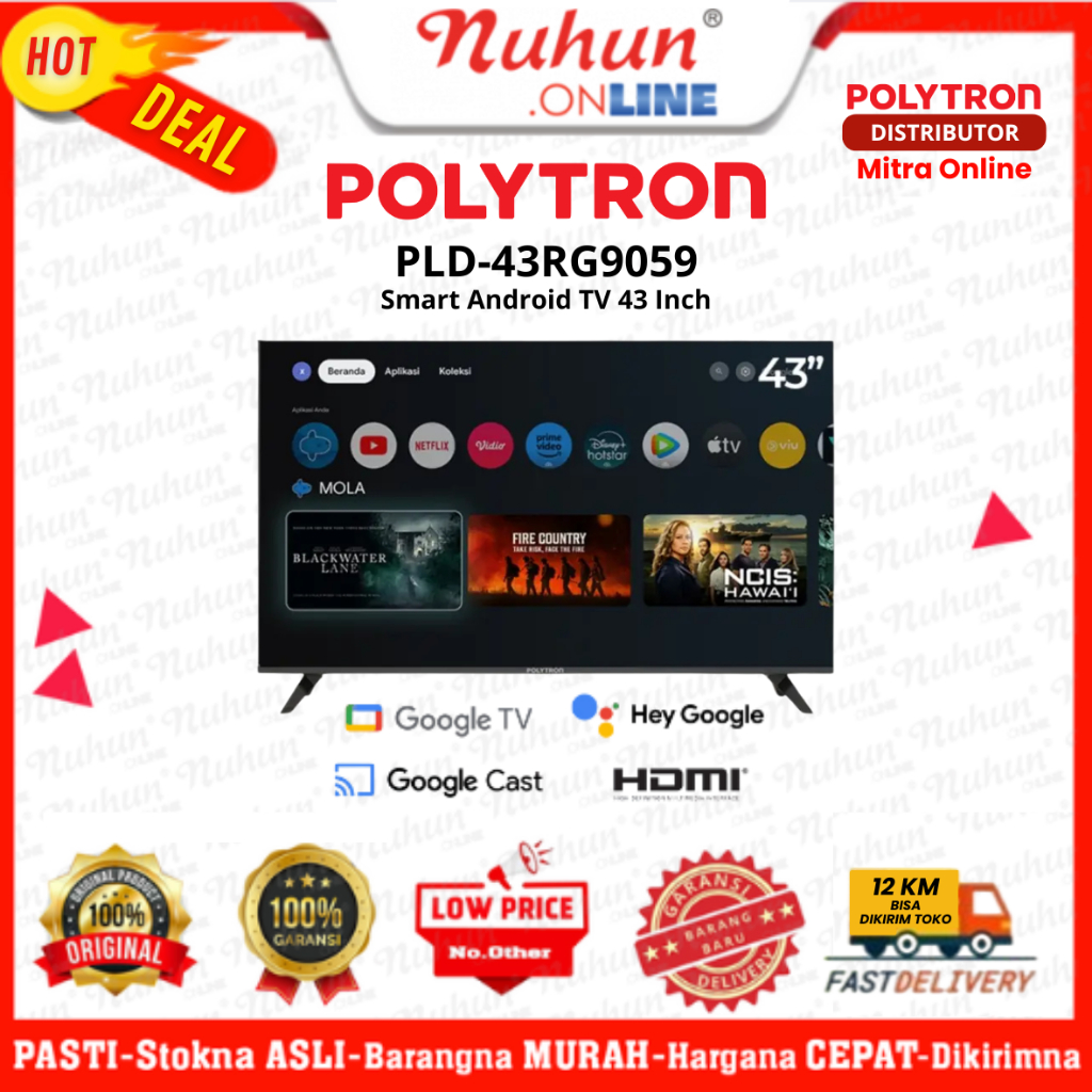 Polytron Digital Android Tv PLD-43RG9059