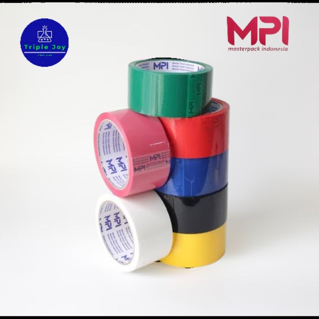 

Lakban Warna-Warni 48mm - Lakban Opp Tape Warna 48mm Master Pack Indonesia 72 Yard