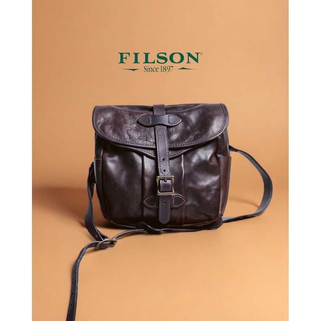 Filson Weatherproof Leather Field Bag Original Made In USA