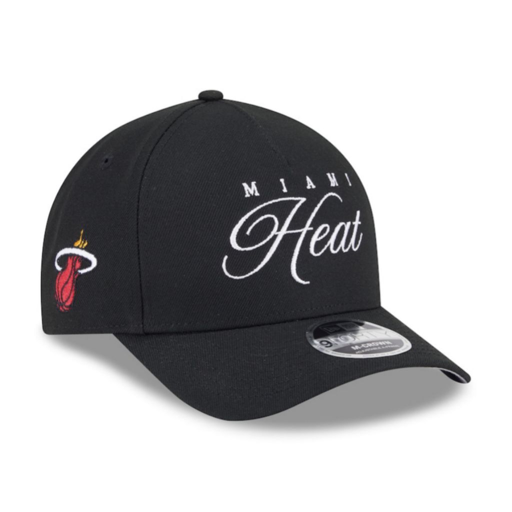 Topi New Era Cap Miami Heat Draft 25 M-Crown Type A Frame 9Forty Adjustable Original
