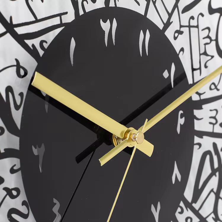 Jam Dinding Kaligrafi Akrilik Jam Dinding Surah Al Ikhlas Tulisan Arab Hiasan Aesthetic