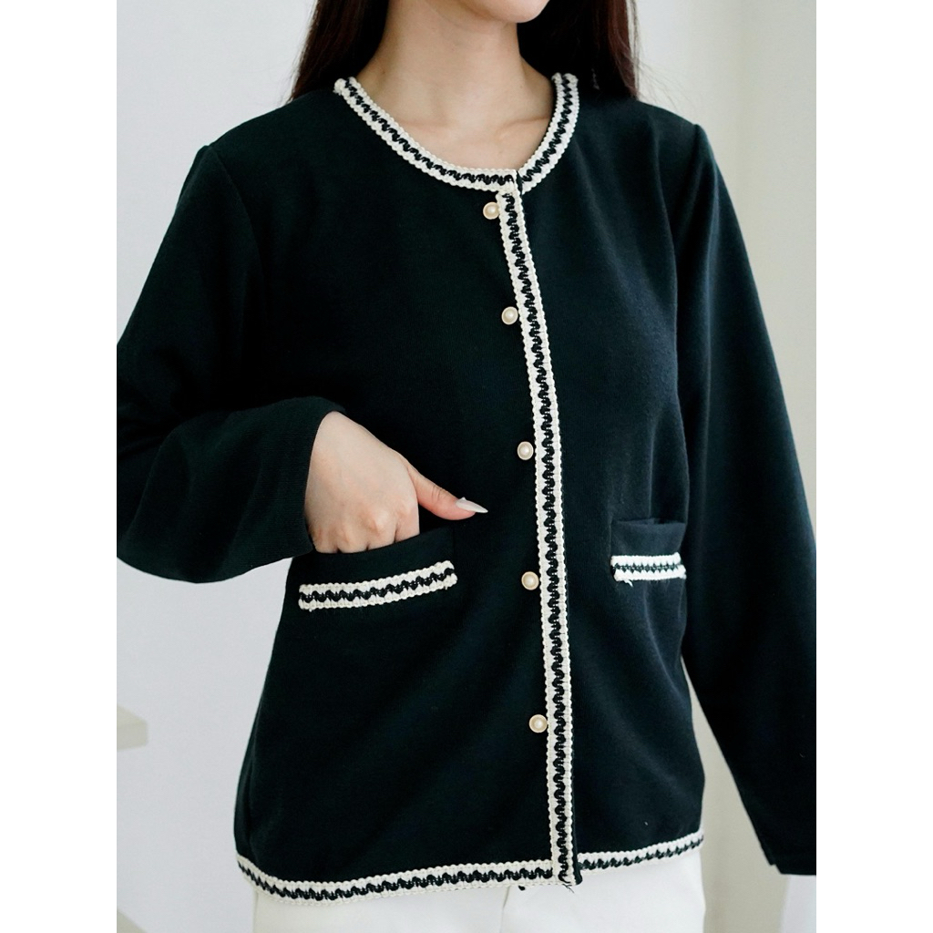 YUUMEI Cardigan Rajut Wanita Duma Cardi Knit #1134B