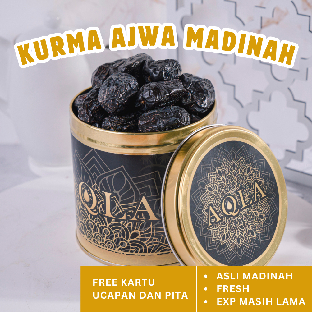 

KURMA AJWA ASLI SAUDI 100% / KURMA NABI / KURMA AJWAH / KURMA KERING AJWA 400GR