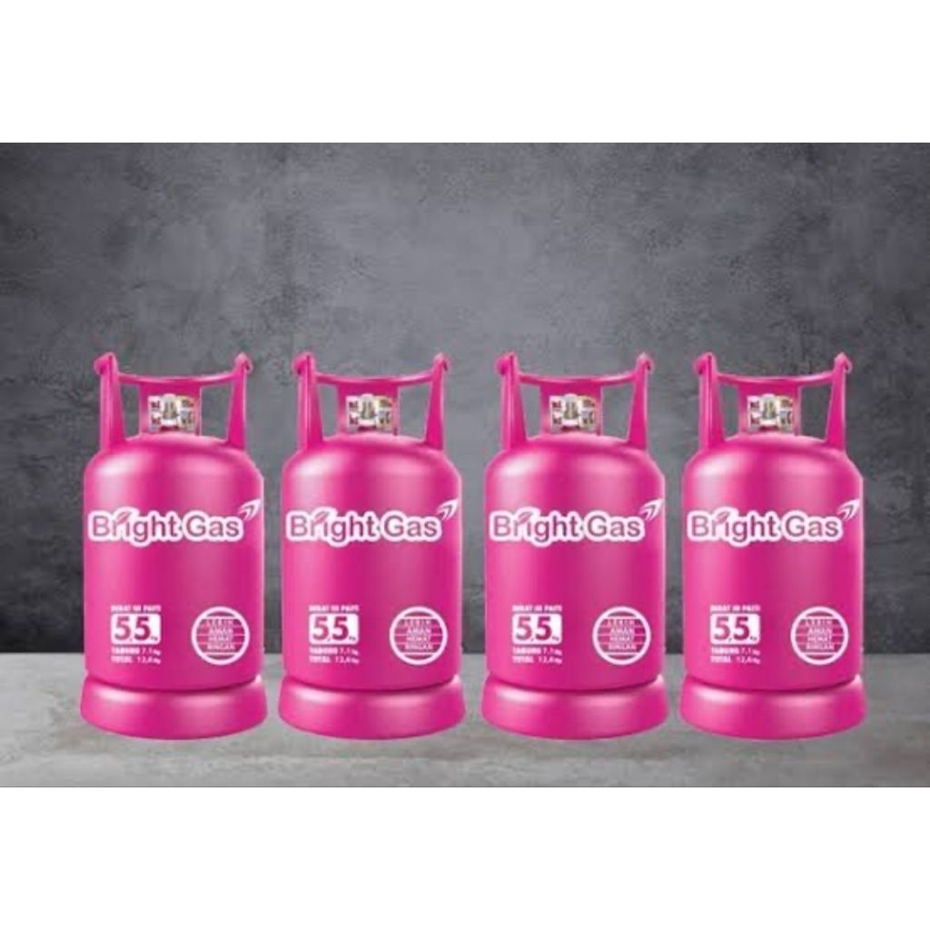 TABUNG + ISI BRIGHT GAS 5,5 KG