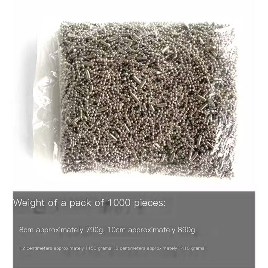 

Rantai Biji Lada per 1000 pcs Kuku Biji Lada Hanging Tag | Tag Kalung Aksesoris DIY Ball Chain