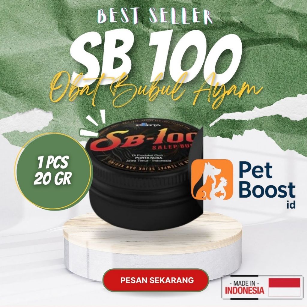 SB-100 SALEP OBAT BUBUL AYAM KUTIL CACAR AYAM ADUAN AYAM LAGA