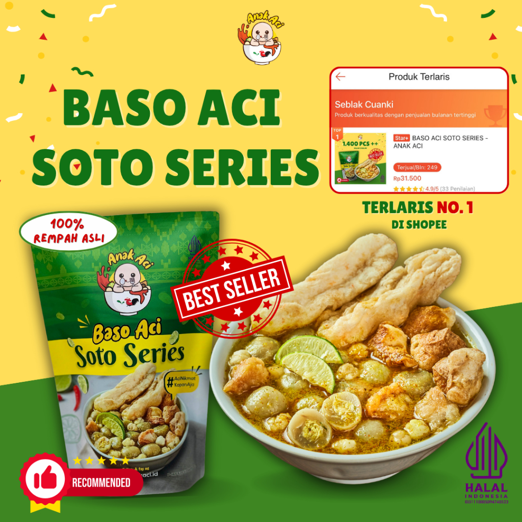 

AFGC Baso Aci Soto Series Anak Aci Isian Ayam Bumbu