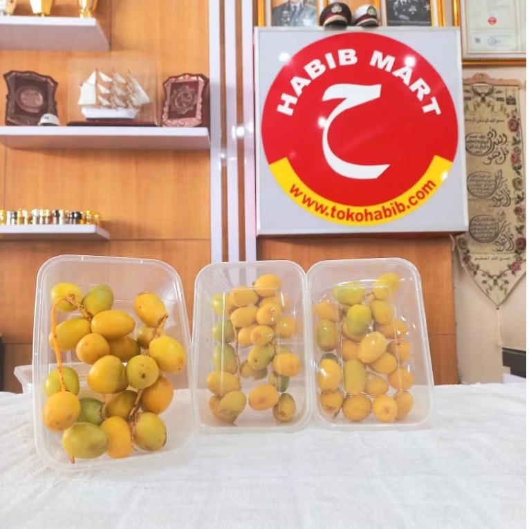 

Kurma Muda Kuning Segar 500gr - Kurma Fresh dari Tandan | Cocok untuk Promil dan Gaya Hidup Sehat
