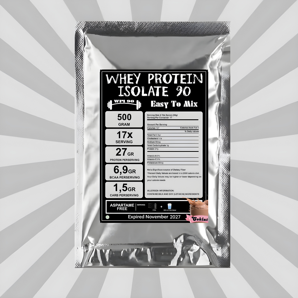 Banana / Pisang Diet Efektif KETO WPI 90 Whey Protein Isolate 500gr susu OCD DEBM fitness ketogenic 