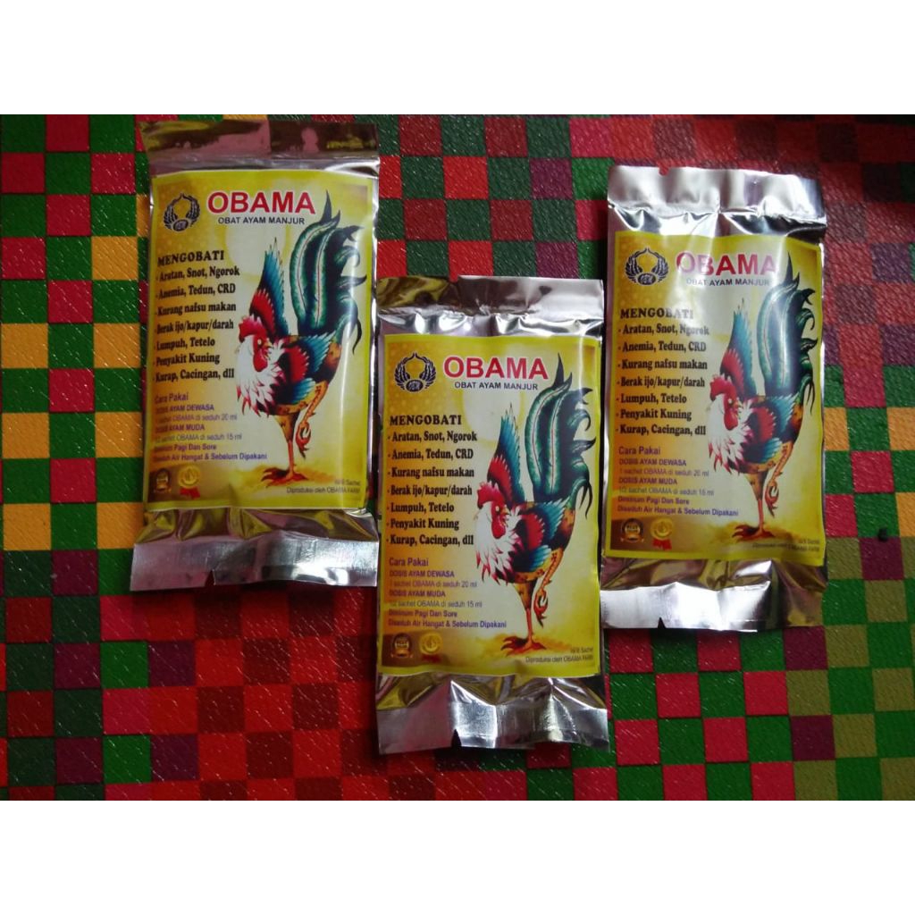 OBAMA Obat Ayam Manjur Lumpuh Turun Urat Aratan 1 Bungkus