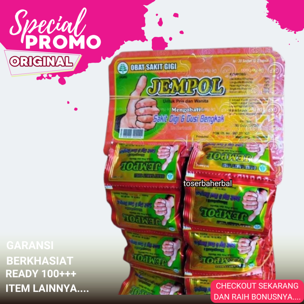 KAPSUL JEMPOL GIGI - SAKIT GIGI