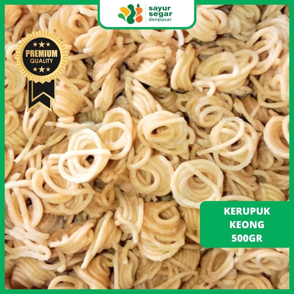 

Kerupuk Keong 500gr - Sayur Segar Denpasar