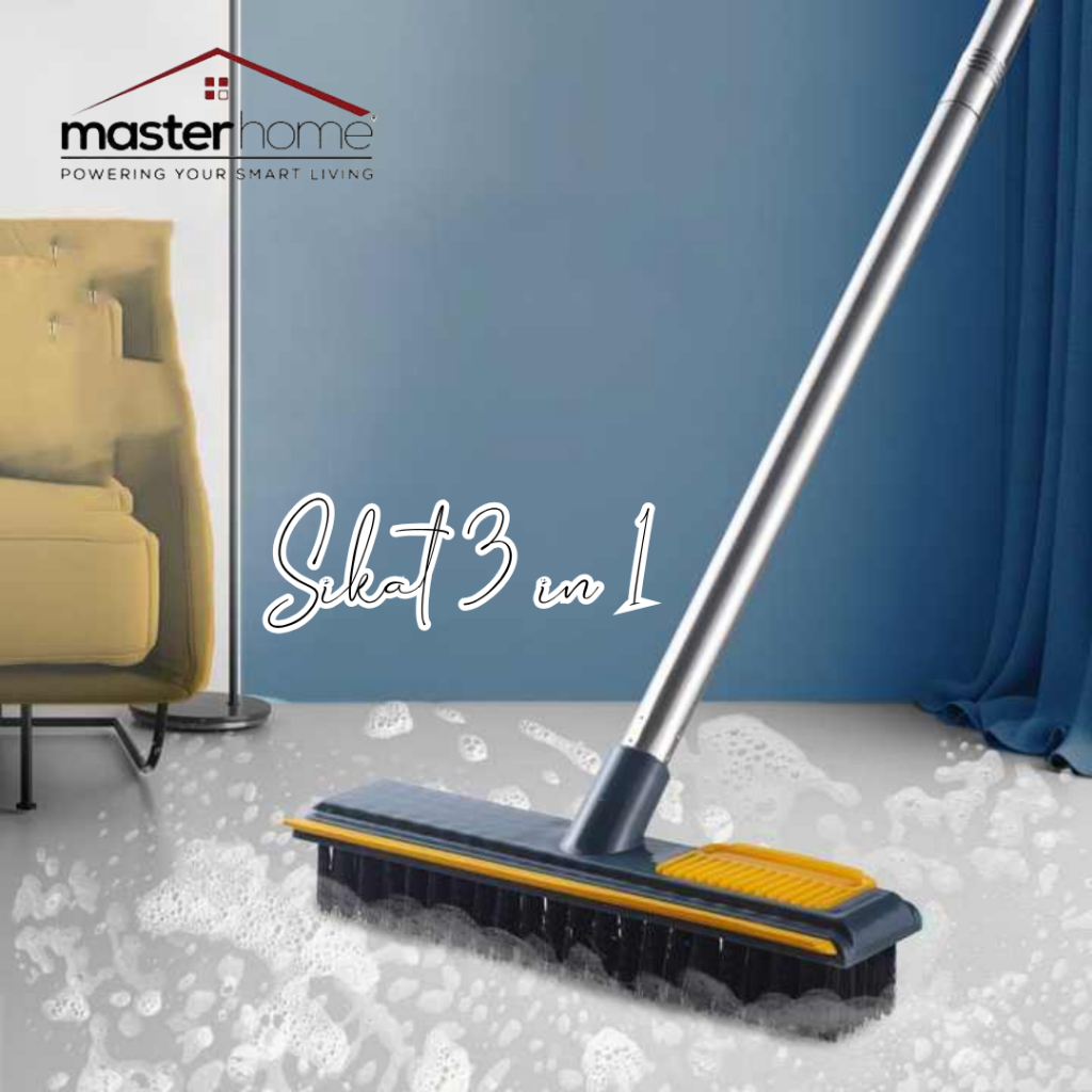Masterhome Sikat WC | Sikat Lantai Kamar Mandi | Sikat Toilet Gagang Panjang | Toilet Brush Lantai K