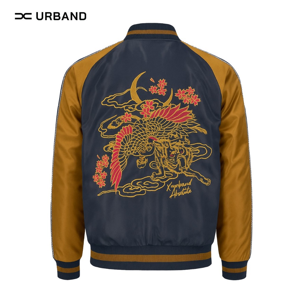 X Urband Absolute Jaket Bomber Sukajan A591