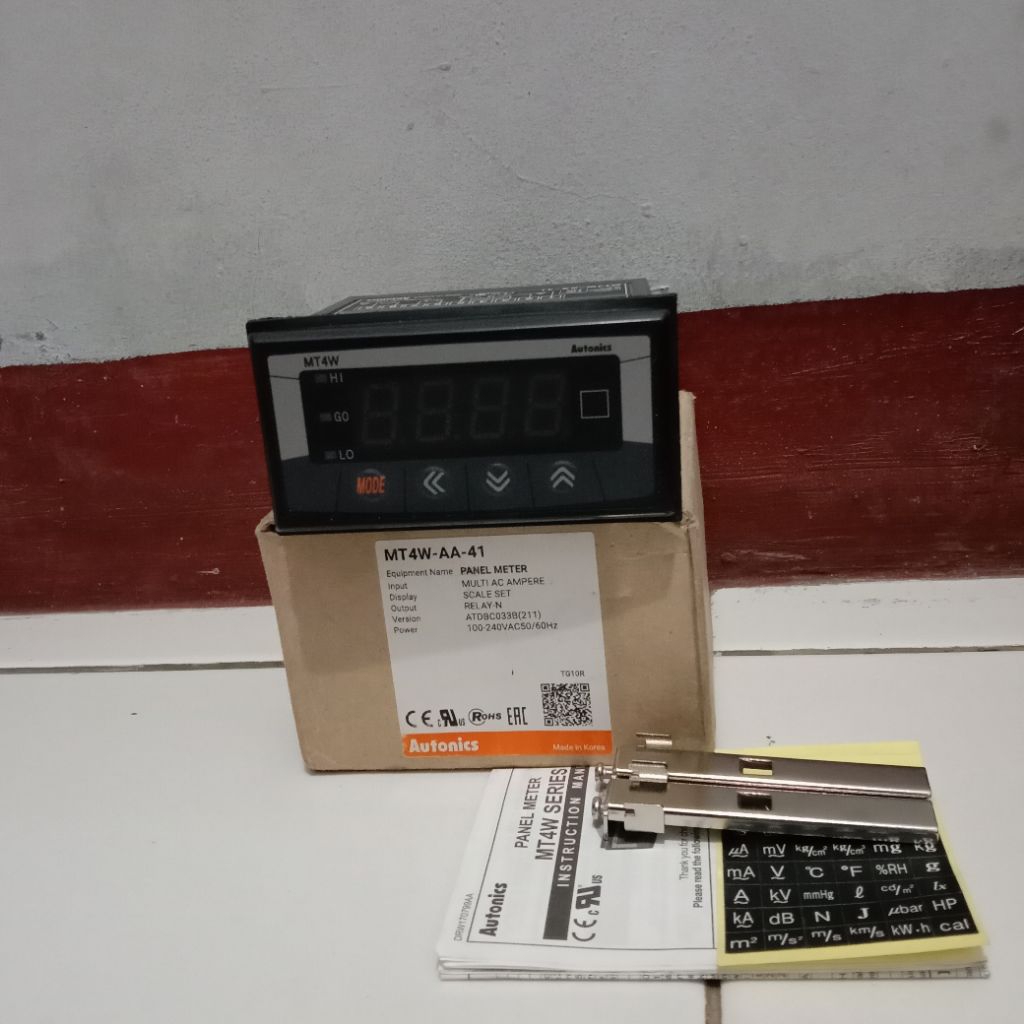 Panel Meter Autonics MT4W-AA-41 Original
