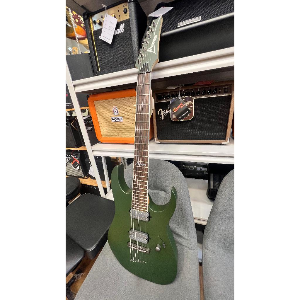 Ibanez APEX2 7 String Guitar Ibanez APEX - Green Shadow Flat (GSF)