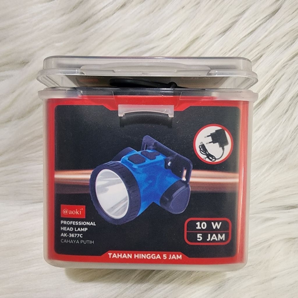 Senter Kepala Aoki 10W Charger Type C AK-3677C