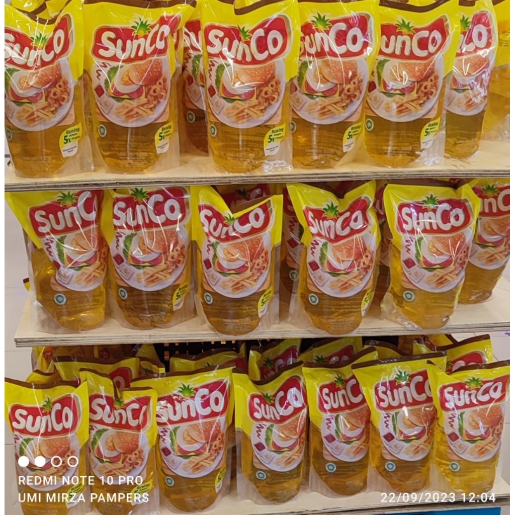

Minyak goreng SunCo kemasan 2liter
