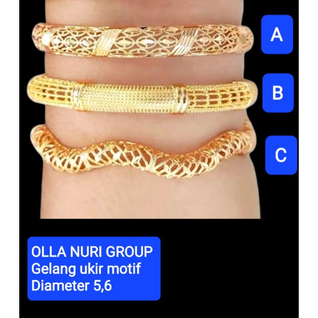 Gelang Bangkok Emas Muda kadar 15% (3,7 Gram)