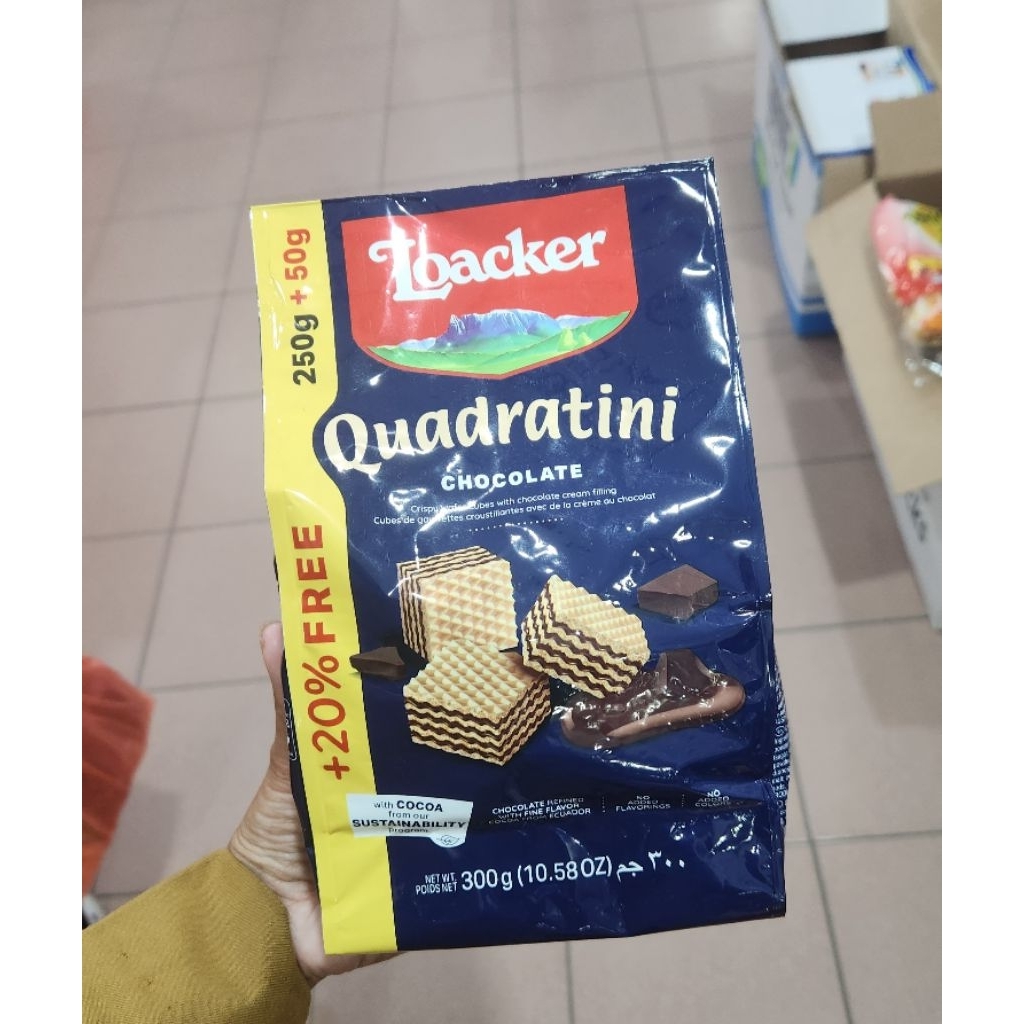 

LOACKER QUADRATINI WAFER 250 GR