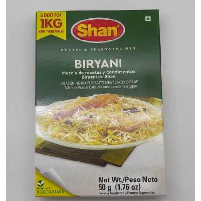 

SHAN Briyani bumbu instan untuk membuat nasi Briyani, makanan khas timur tengah / india
