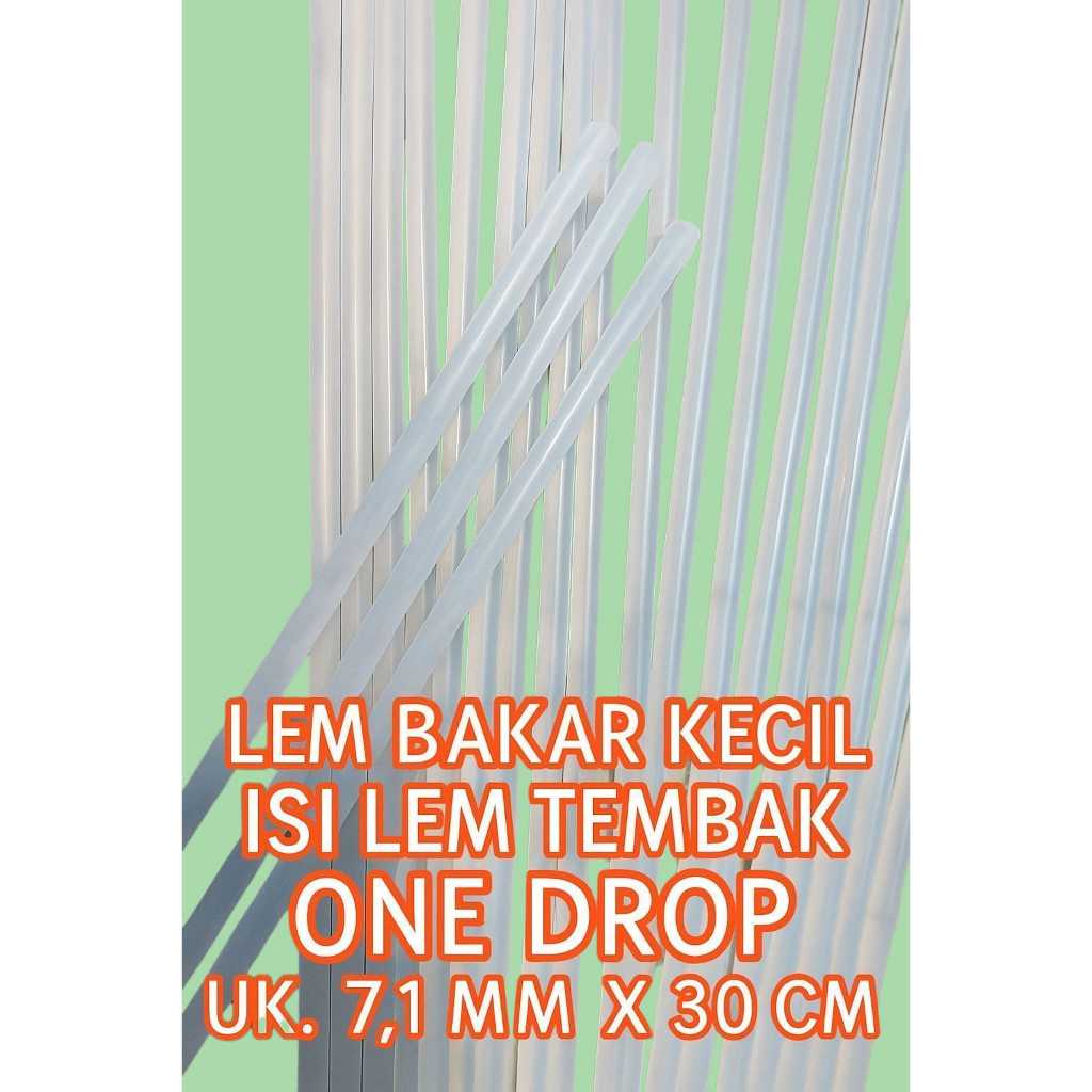 

Lem Tembak Kecil One Drop 7,1mm x 30cm – Isi Lem Bakar Glue Stick Mini Satuan