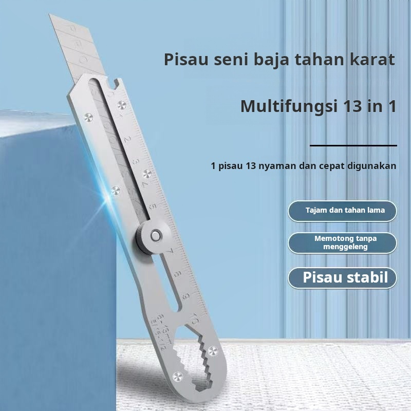 

Pisau serbaguna multifungsi dari baja tahan karat, pisau serbaguna yang kuat, semua baja, pisau serbaguna yang menebal, dudukan pisau industri, pisau yang tahan lama