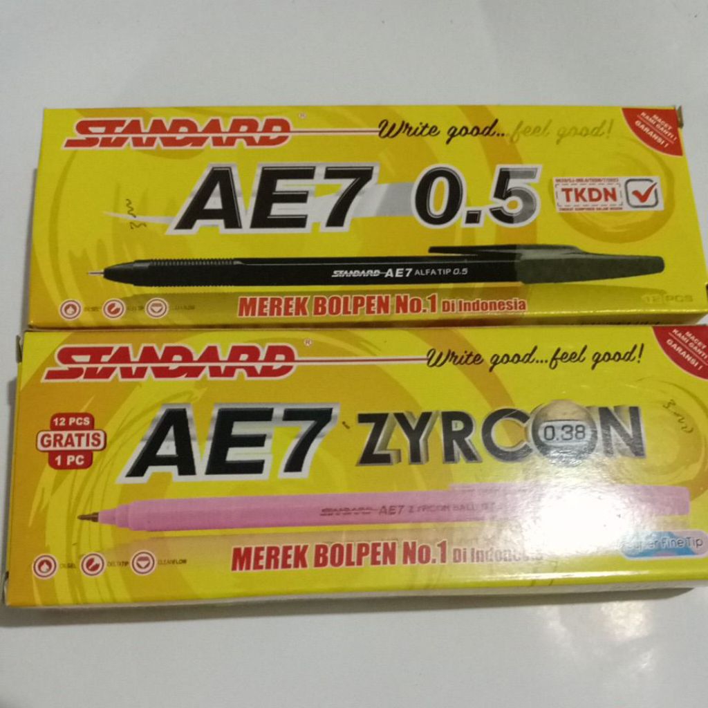 

PULPEN PENA STANDARD AE7 ALFA TIP 0,5 WARNA WARNI HITAM