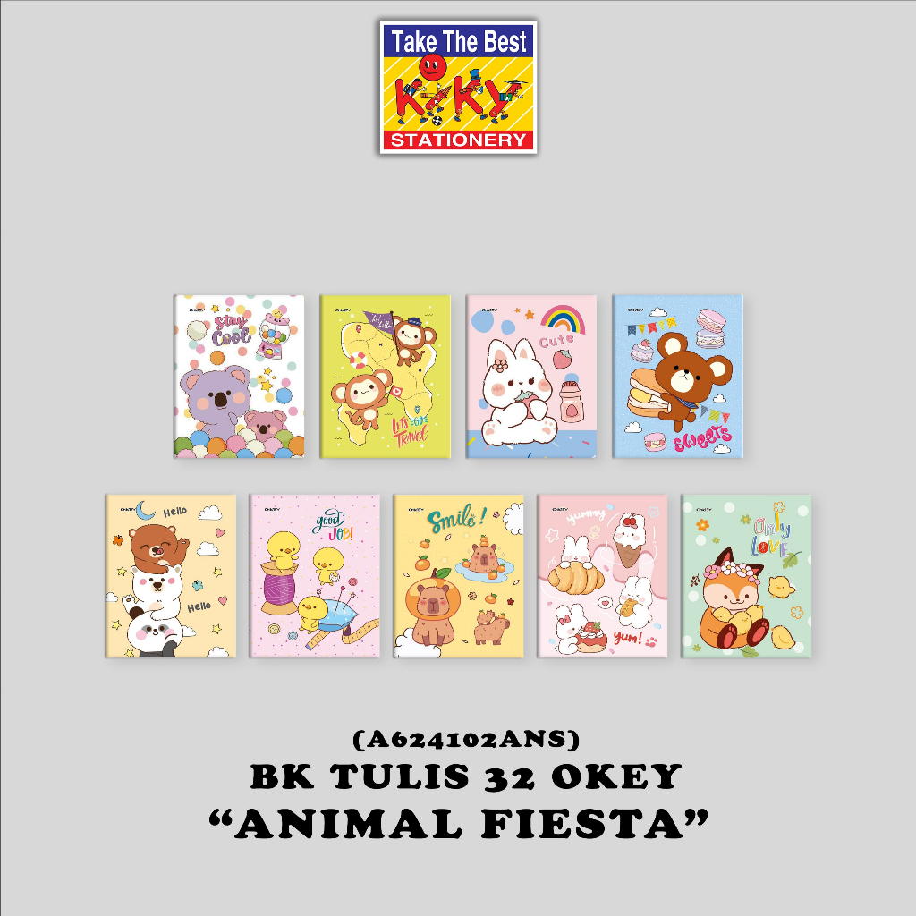 

BUKU MURAH STOK TERBATAS!!! OKEY Buku Tulis 38 Lembar - 10 Buku