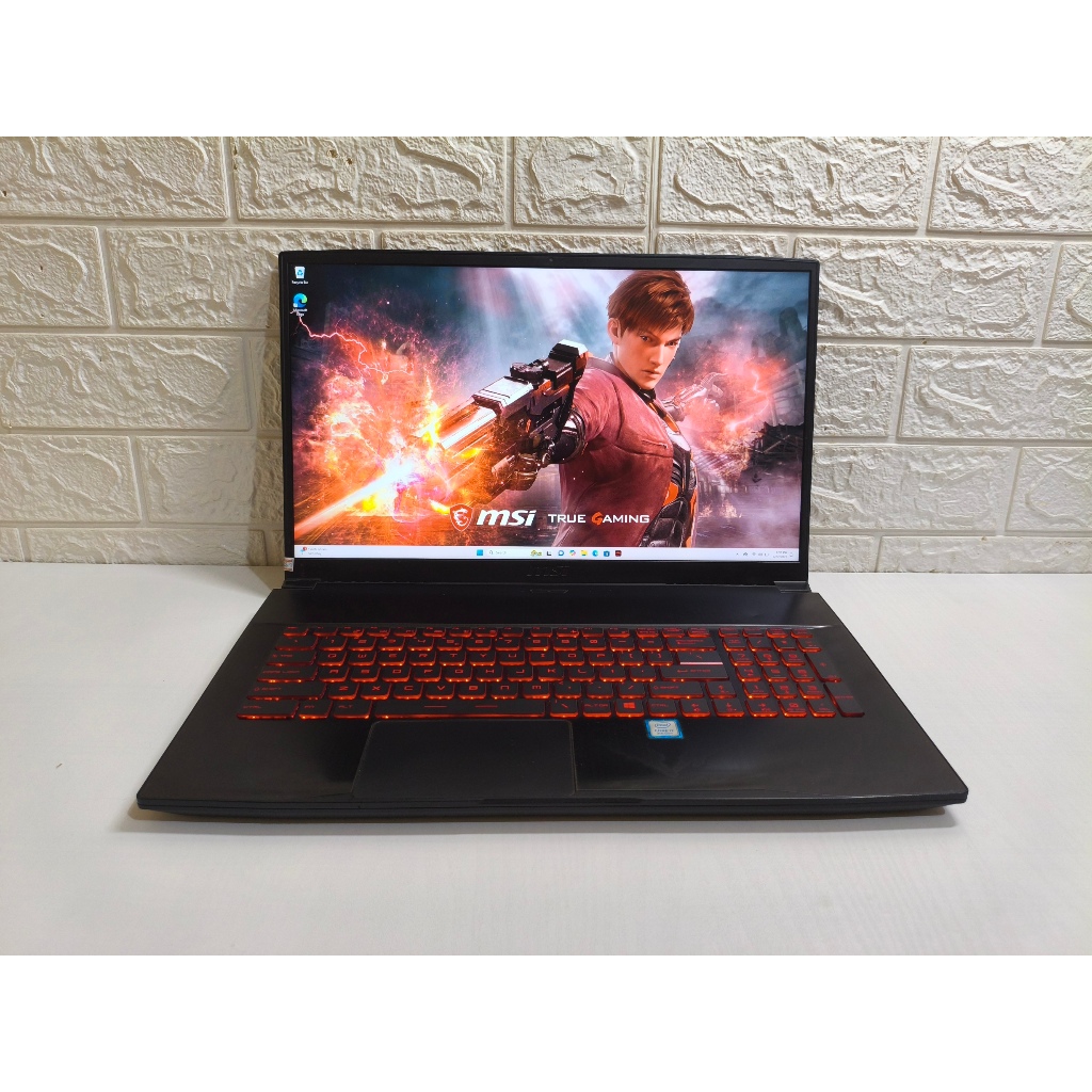 MSI GF75 Thin 9SC Layar 17 inch | Core i7 9759H Nvidia GTX 1650 RAM 16GB | Laptop Gaming Desain Gen9