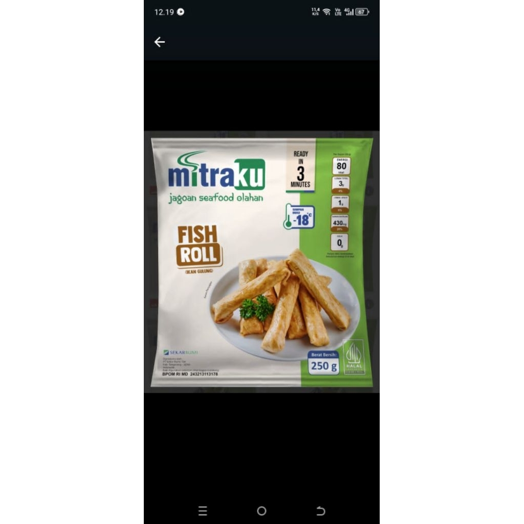 

Mitraku Fish Roll