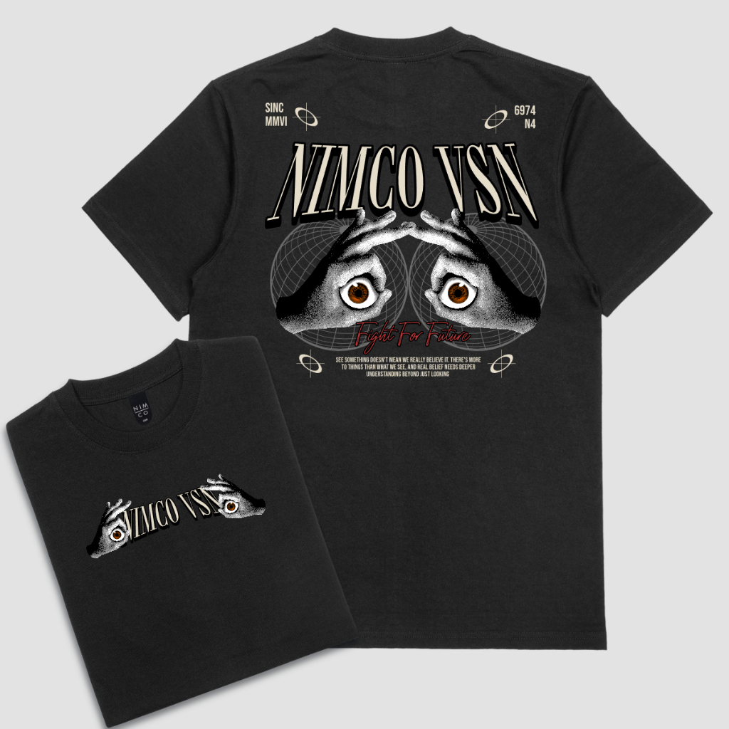 Nimco Kaos Original 6974 VSNN4 Black Tshirt