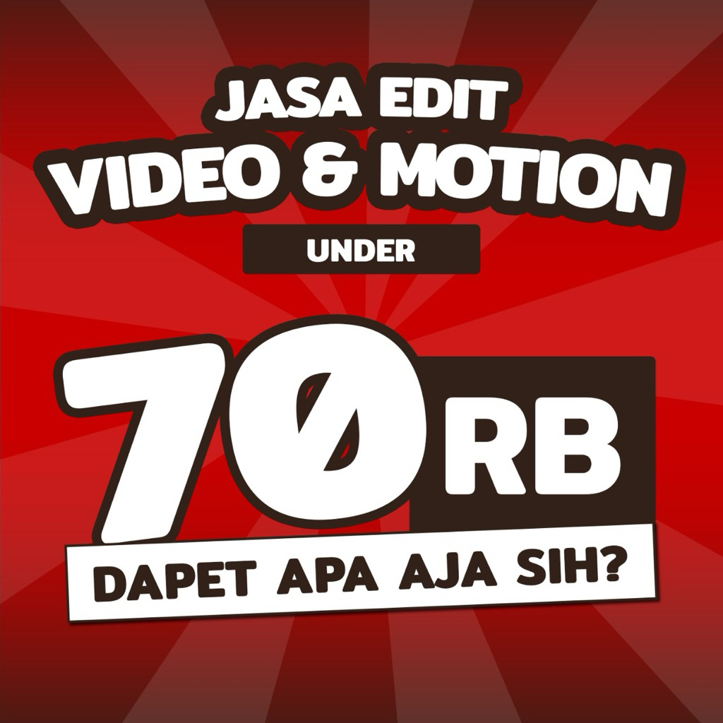 Jasa Edit Video Produk - Konten Reels